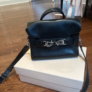 Rebecca Minkoff black leather crossbody bag